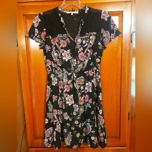 NWT Collective Concepts Black Floral Dress